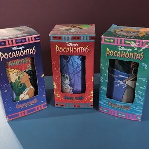 Disney Pocahontas Colorful Mug Trio